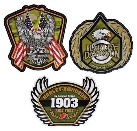 Наклейки Salute to the Military Harley-Davidson купить у официального ...