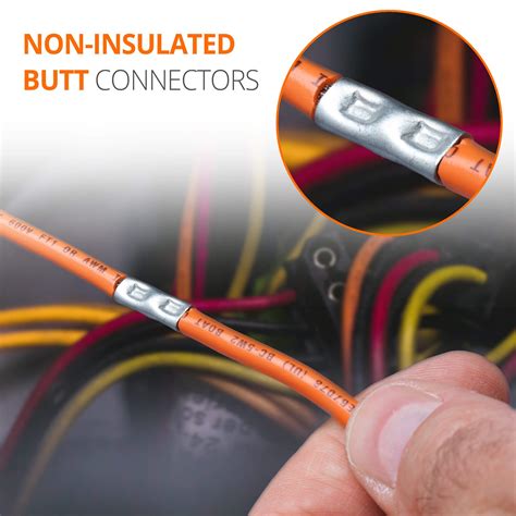 Snapklik Wirefy Pcs Non Insulated Butt Connectors Kit