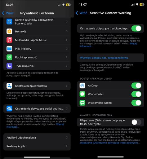 iOS 17 beta nowe funkcje dla iPhone ów obejmujące bezpieczeństwo