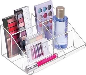 Mdesign Organiseur Maquillage Bo Te De Rangement Maquillage Avec Six