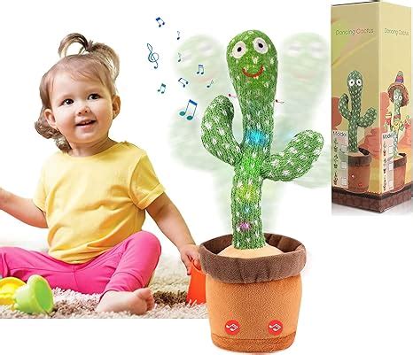 MIAODAM Cactus Qui Danse et Répète Cactus Qui Parle Jouet Cactus avec