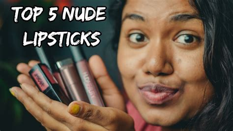 Top Nude Lipsticks Lipstick Swatches Lipsticks For Dark Lips Shreyashi M YouTube