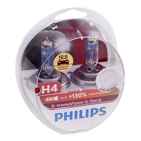 12342XVGS2 PHILIPS H4 12V 60/55W P43t-38, 3500K, Halogeen Gloeilamp ...