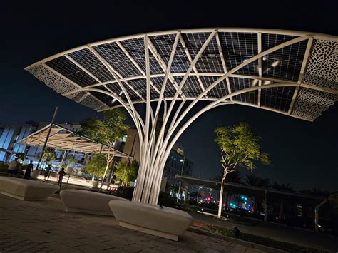 Masdar City Eco Plaza Solar Tree Vista Eco Solutions