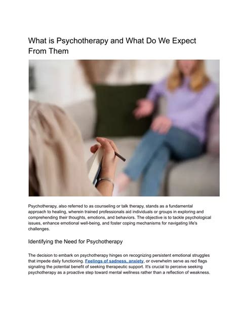 Ppt Understanding Psychotherapy A Comprehensive Guide Powerpoint