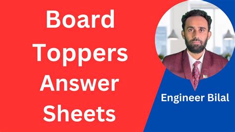 Secrets Of Board Exam Toppers How To Ace Your Papers ǀǀ Board Toppers Answer Sheet ǀǀ Board