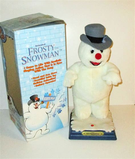 1999 Frosty the Snowman Plush Tall Animated Toy With Box - Etsy