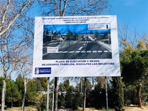 Torrejón de Ardoz Comienzan las obras del nuevo paso subterráneo bajo