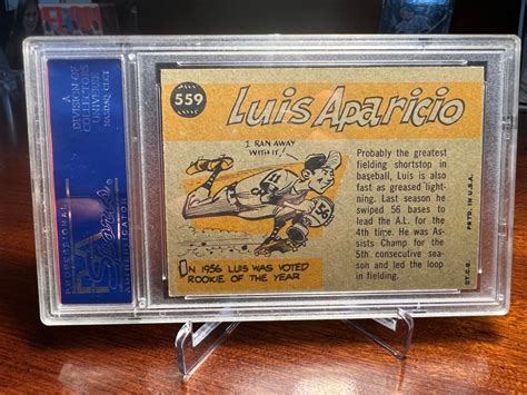 Topps Baseball Luis Aparicio All Star Psa Nm Mt Hof A Ebay