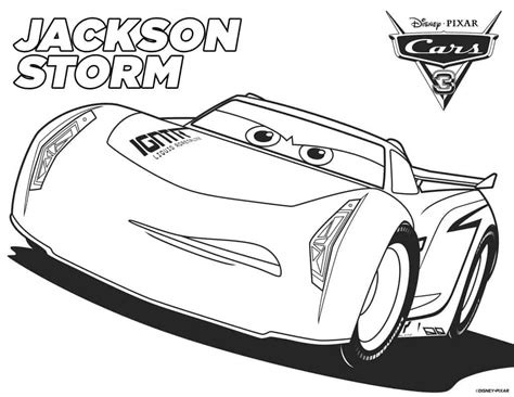 Pixar Cars Coloring Page