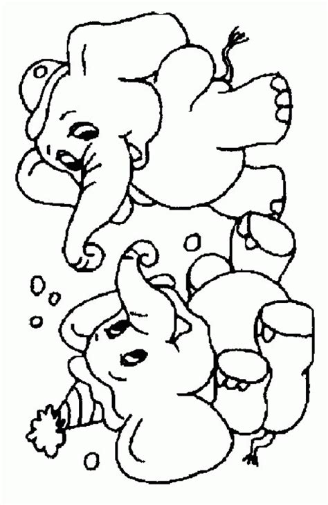 Get This Free Printable Cute Baby Elephant Coloring Pages for Kids 45802