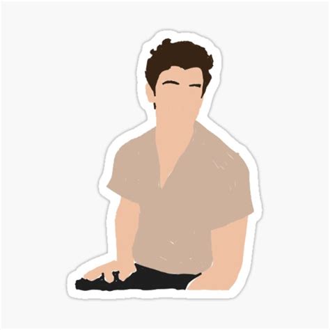 Shawn Mendes Sticker For Sale By Vpittore Redbubble