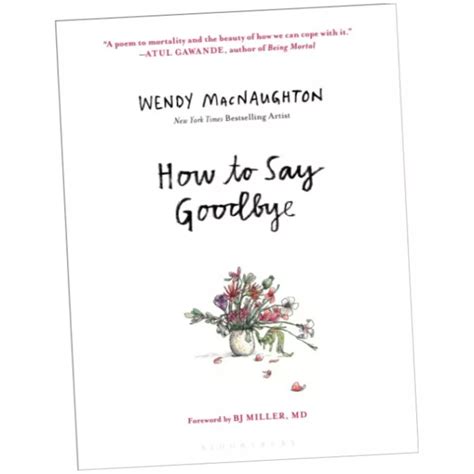 HOW TO SAY Goodbye Wendy MacNaughton 2024 Hardback Z1 11 75