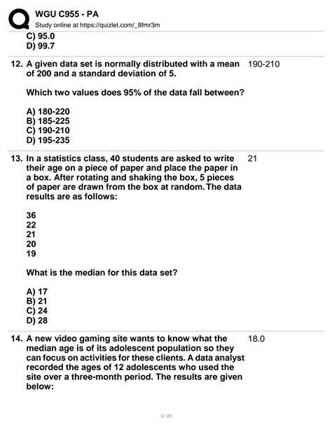 SOLUTION Wgu C955 Objective Assessment Oa Studypool