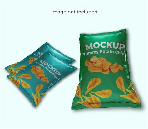 Premium Psd Chips Mockup Design Packaging Template