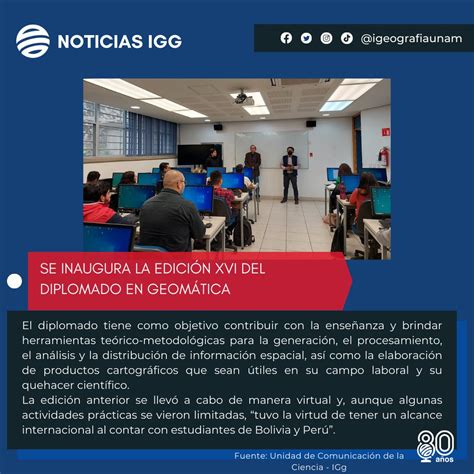 Instituto De Geograf A Unam On Twitter Noticiasigg Se Inaugura La