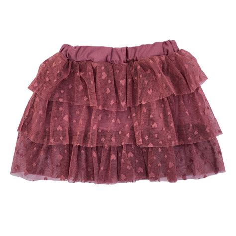 Saia Tule Camadas Coração Marsala Banho Maria Moda praia infantil