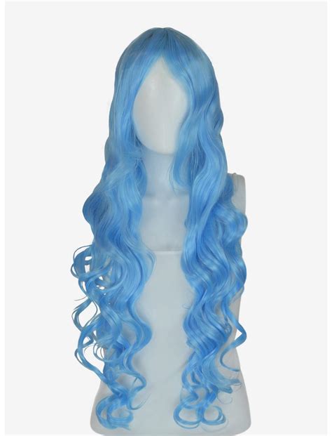 Epic Cosplay Hera Light Blue Mix Long Curly Wig Hot Topic