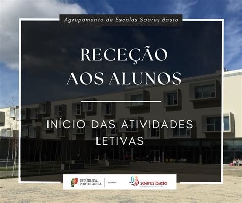 Aviso Receção Alunos e Encarregados de Educação Soares Basto