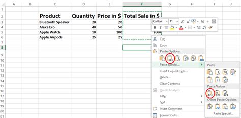 How To Copy Values And Not Formulas In Excel Geekflare