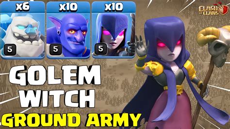 Unstoppable Th14 Golem Witch Th14 Ice Golem Witch Bowler Attack