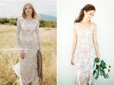 Nude Lace Wedding Dresses SouthBound Bride