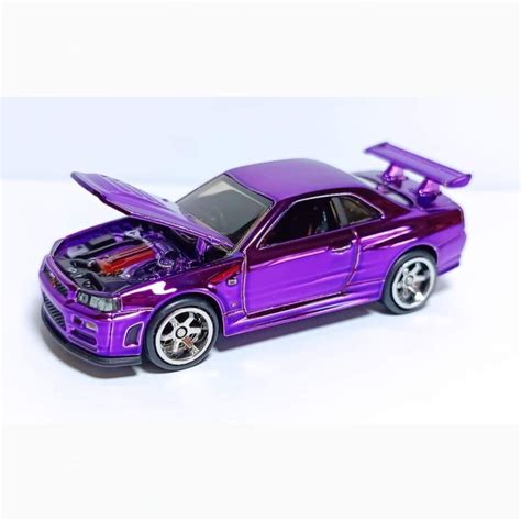 Jual Hotwheels Hot Wheels Rlc Skyline R Ungu Purple Loose New Shopee Indonesia