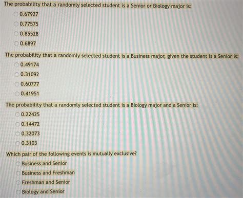 Solved The Following Table Gives The Two Way Classification Chegg