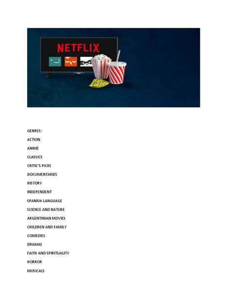 Netflix Genres | PDF