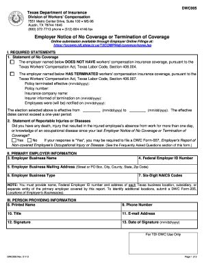 Form Tx Dwc Fill Online Printable Fillable Blank Pdffiller