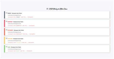 Beautiful Css Blockquotes With Explanation Stackfindover