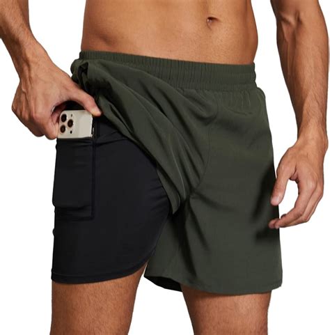 Mens Training Shorts With Compression Liner Discount