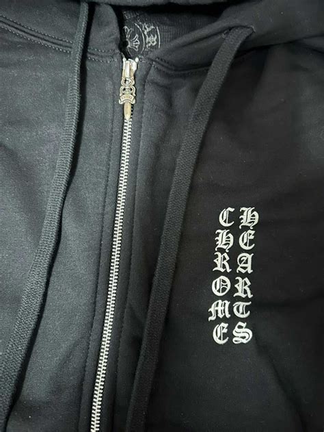 Chrome Hearts Chrome Hearts Fuck You Logo Zip Up Hood Gem