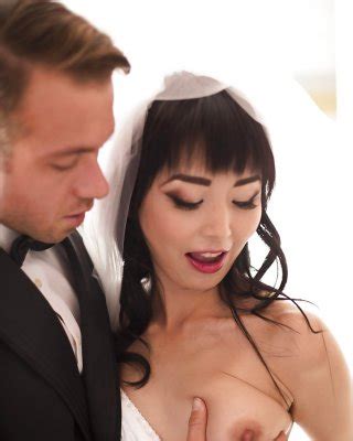 Gorgeous Asian MILF Marica Hase Having Her Shaved Pussy Fingered By Groom Porn Pictures XXX