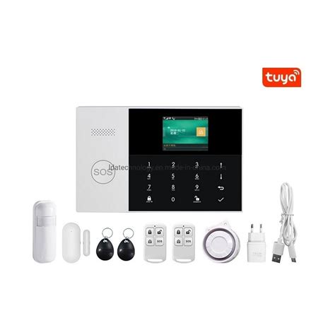 China Manufacturer Tuya Wifi Gsm Alarm Kit Smoke Detector Pir Wireless