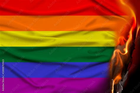 LGBT Rainbow Flag Pride Flag Freedom Flag The International Symbol Of The Lesbian Gay