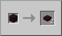 Nether Brick Slab | How to craft nether brick slab in Minecraft ...