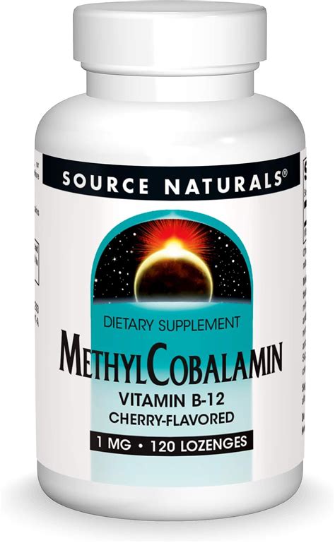 Amazon Source Naturals HydroxoCobalamin Vitamin B 12 1 Mg 60