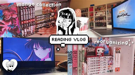 Reorganizing My Bookshelves Anime Reading Updates Reading Vlog