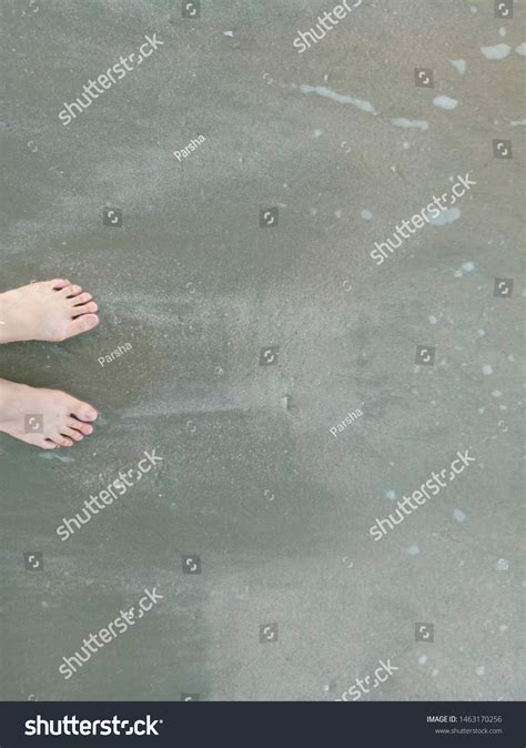 Naked Feet Beach Barefoot Nature Background Stock Photo 1463170256 Shutterstock