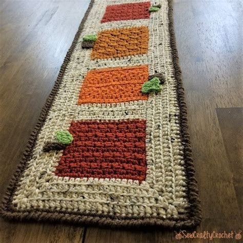 Thanksgiving Table Runner Crochet Patterns - Easy Crochet Patterns