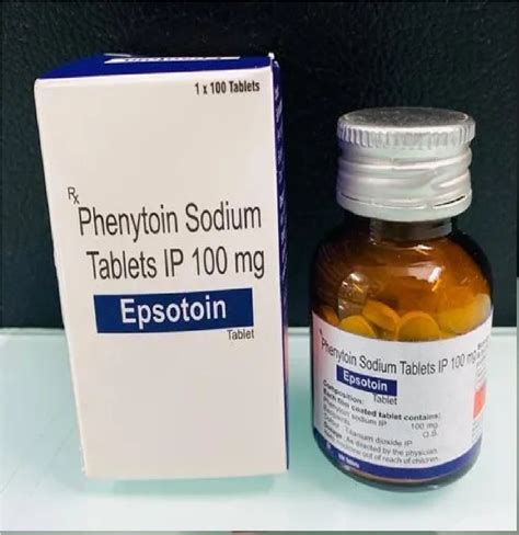 Epsotoin Phenytoin Sodium 100 Mg Tablets At Rs 193 Bottle In Ahmedabad