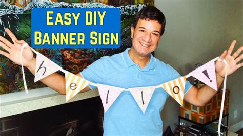 Last Minute DIY Paper Banner Sign #shorts | Paper banners, Banners ...