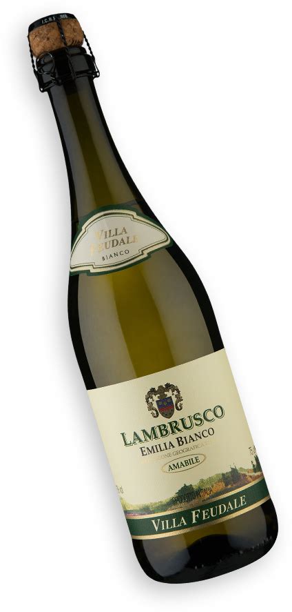 Frisante Villa Feudale I G T Lambrusco Dellemilia Bianco Amabile Suave