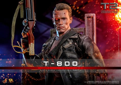 HOT TOYS Terminator Movie Masterpiece Action Figure T Battle Damaged Version Cm