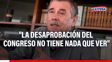 Rospigliosi Desaprobaci N Del Congreso No Tiene Nada Que Ver En