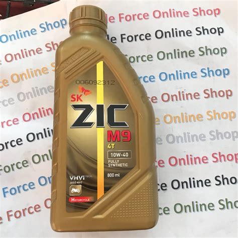 ZIC M9 4T 10W-40 fully synthetic motorcycle oil 800ml | Shopee Philippines