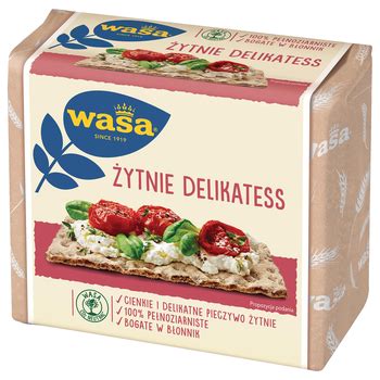 Wasa Delikatess pieczywo chrupkie żytnie 210 g Stolica Zakupów