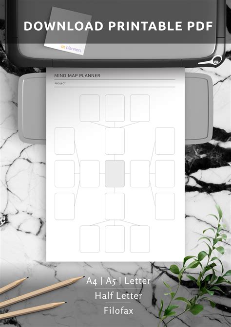 Download Printable Mind Map Planner PDF