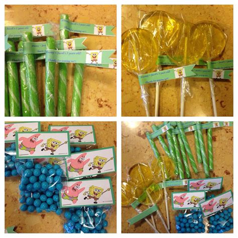 Sponge Bob Party Favors Spongebob Party Party Party Favors